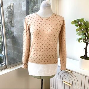 Urban Outfitters Cherry Print Knit Sweater, Size M